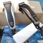 Máquina de Cortar Cabelo Mondial Hair Stylo CR-02 4 com Pentes – Prata/Preta