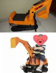 Mini Escavadeira Giant Escavator – Roma Brinquedos