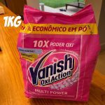 Tira Manchas em Pó Vanish Oxi Action Pink, 1kg