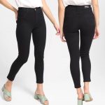 Calça Sarja Skinny Sawary Cintura Alta Feminina