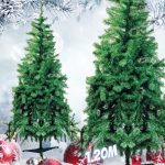 Árvore de Natal com Base Plástica, Portobelo, Verde, 250 Hastes, 1.20m, Cromus