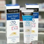 Protetor Solar Facial Neutrogena Sun Fresh FPS 70