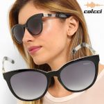 Óculos de Sol Colcci Gatinho Nina Brilho Demi Leitoso Feminina