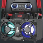 Mini System Lenoxx Bluetooth 150W Rádio FM Karaokê – USB MS 8600