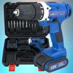 Furadeira e Parafusadeira a Bateria de Impacto – Nell Velocidade Variável e Reversível 3/8”