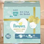 Kit Fralda Pampers Premium Care XG 26 Un + Lenços Umedecidos Aloe Vera 48 Un
