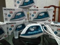 Ferro a Vapor Mondial, Base Antiaderente, 127V, 1200W, Azul – F-32