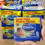 Lenço Infantil Mamypoko Com 200 Toque Suave, MAMYPOKO, Branco, 200 Unidades