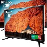 TV 39” HD D-LED Philco PTV39N87D – VA 60Hz 3 HDMI 1 USB