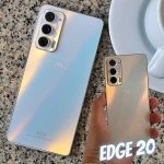 Smartphone Motorola Edge 20 128GB Branco – 5G 8GB RAM Tela 6,7” Câm. Tripla + Selfie 32MP