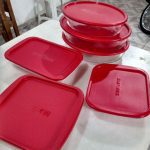 Conjunto de Assadeiras em Vidro com Tampa Plástica Marinex – 6 Peças
