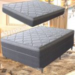Cama Box Casal (Box + Colchão) Umaflex – Mola Ensacada 54cm New Zurique