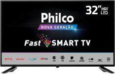 Smart TV Philco PTV32N5SE10H, 32” Polegadas, Tela D-LED HD, Conversor Digital, 2 HDMI, 2 USB, Preta