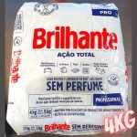 Detergente em Pó Hipoalergênico Brilhante Limpeza – Total Tamanho Família 4kg