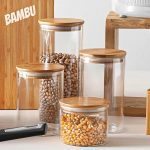 Jogo de Porta-Mantimentos Bambus 4 Peças – Home Style