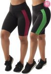 Kit 2 Bermudas Tela Suplex Fitness