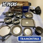 Jogo de Panelas Tramontina Turim Starflon Max 10 Peças