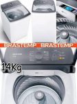 Lavadora de Roupas Brastemp 14Kg Cesto Inox – 12 Programas de Lavagem Branca BWK14AB