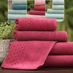 Jogo de Toalhas de Banho Atlântica 100% Algodão – Sofisticata Soul Merlot 5 Peças