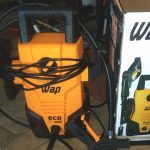 Lavadora de Alta Pressão Wap Eco Fit 2200 1500PSI Econômica com Jato de Água Leque e Concentrado e Sistema Stop Total – 1400W