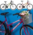 Bicicleta Aro 26 Houston Foxer Maori Aço – Freio V-Brake 21 Marchas