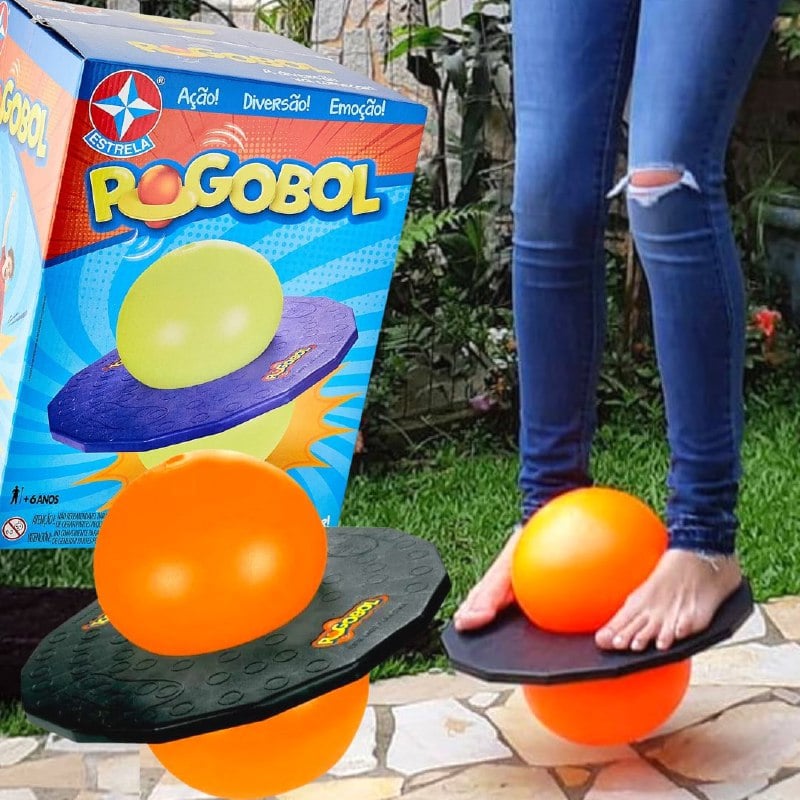 Pogobol - Preto e Laranja - Es…