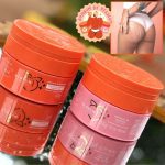 Combo Bumbum de Pêssego: Creme Esfoliante 230g + Máscara de Hidratação 230g
