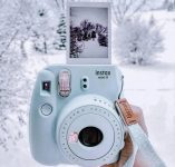Câmera Instantânea Instax Mini 9, Fujifilm, Azul Acqua