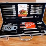 Conjunto para Churrasco Chef com Maleta 16 Peças, Euro, BBQ6108, Euro Home