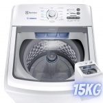 Máquina de Lavar 15kg Electrolux Essential Care com Cesto Inox, Jet&Clean e Ultra Filter (LED15)