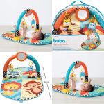 Tapete Atividades Baby – Amiguinhos Da Selva, Buba, Colorido