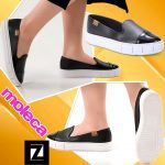 Tênis Slip On Moleca Liso Feminino
