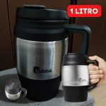 Caneca de viagem térmica clássica Bubba, 1 L, preta