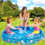 Piscina Infantil Inflável Jilong 190L Redonda – Peixes Tropicais