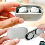 Fone de Ouvido Bluetooth JBL Wave 100TWS Intra-Auricular Prata – JBLW100TWSIVR