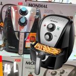 Fritadeira a Ar Mondial, Family Inox Black – 4L, 127V, 1500W – AFN-40-BI
