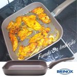 Grill Com Fundo De Indução Optima, 2,4L, 26×4,5cm, Camurça, Brinox