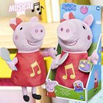 Figura Peppa Musical – Boneca Musical com Vestido Vermelho Brilhante e Laço – F2187 – Hasbro