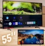 Smart TV 55” 4K QLED Samsung 55Q60AA – Wi-Fi Bluetooth HDR 3 HDMI 2 USB