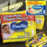 Lenço Infantil Mamypoko Com 200 Toque Suave ou Dia e Noite, MAMYPOKO, Branco, 200 Unidades