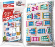 Esponja Microfibra para limpar Vidros multiuso, EDV-J, Flash Limp