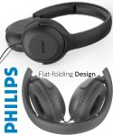 Fone de Ouvido Philips com Microfone – TAUH201BK/00, Preto
