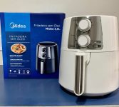 Fritadeira Elétrica Sem Óleo Midea FRC31 3,5 Litros Branca ou Azul