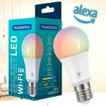 Lampada Smartled Inteligente Tramontina E27 (compatível Alexa) Wifi 10w 58020030