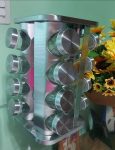 Porta Temperos Giratório Inox 16 Potes Onyx Trade