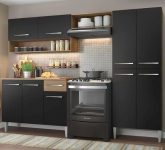 Cozinha Compacta Madesa Emilly Pop Com Armário e Balcão