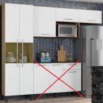 Cozinha Compacta Itatiaia Madeira Lya – Nicho para Micro-ondas 5 Portas