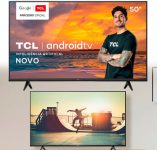 Smart TV LED 50″ 4K TCL 50P615 com WiFi, Bluetooth, Google Assistant e Alexa