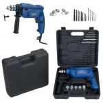 Furadeira de Impacto Nell 400W Velocidade Variável – e Reversível 3/8” com Maleta 19 Peças MB7135