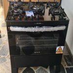 Fogão 5 Bocas Mesa de Vidro Atlas Preto – Acendimento Automático Agile Up Glass